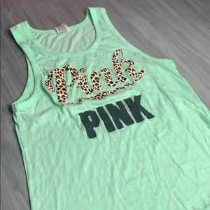 VS PINK Cheetah Print Tank